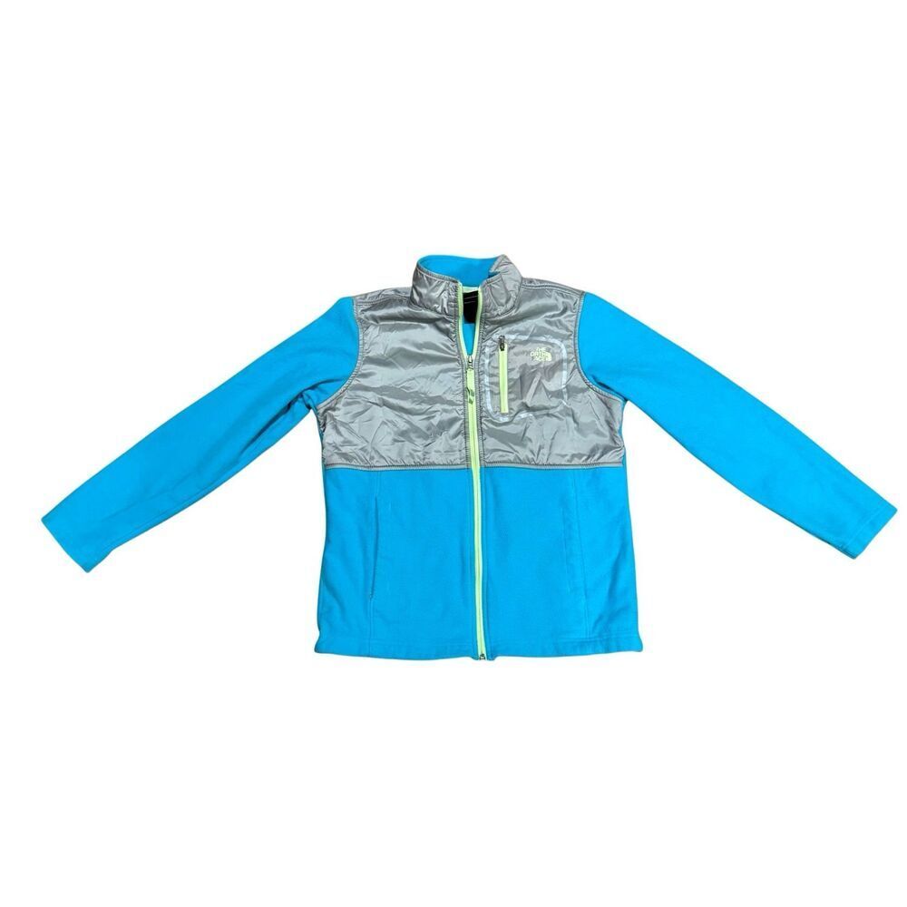 The North Face girls fleece full zip size large 14/16